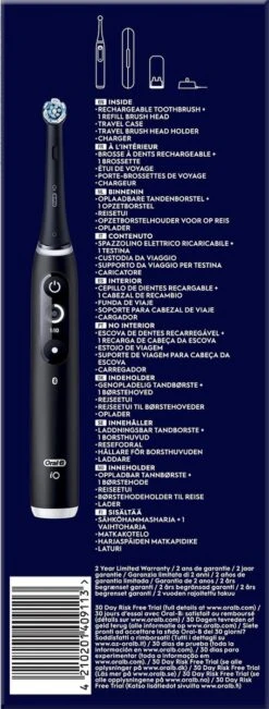 Oral B IO 6N - SMILE Black Lava Elektrische Tandenborstel Ontworpen Door Braun -Oral B Aanbiedingen Winkel 455x1200