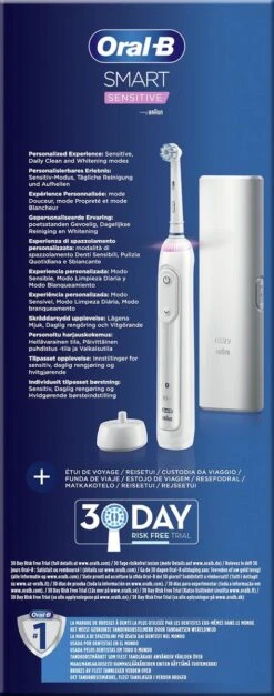 Oral B Oral-B Smart Sensitive - Elektrische Tandenborstel - Ontworpen Door Braun - 1 Handvat En 1 Opzetborstel -Oral B Aanbiedingen Winkel 473x1200