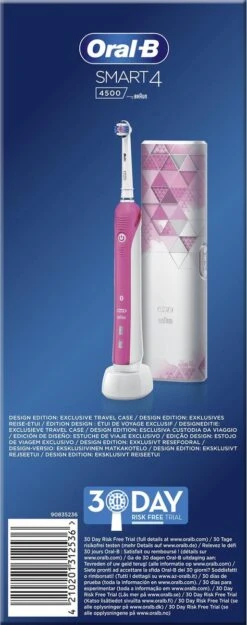 Oral B Oral-B Smart 4 4500 - Roze - Elektrische Tandenborstel -Oral B Aanbiedingen Winkel 474x1200 1