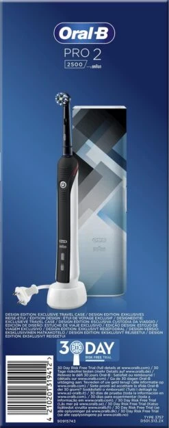 Oral B Oral-B PRO 2 2500 - Zwart - Elektrische Tandenborstel - Met Reisetui -Oral B Aanbiedingen Winkel 474x1200