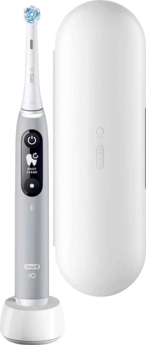 Oral B Oral-B IO - 6 - Opal Grey-Elektrische Tandenborstel Met Revolutionaire Magnetische Technologie Powered By Braun 11 Oral B Oral-B IO - 6 - Opal Grey-Elektrische Tandenborstel Met Revolutionaire Magnetische Technologie Powered By Braun - Afbeelding 11