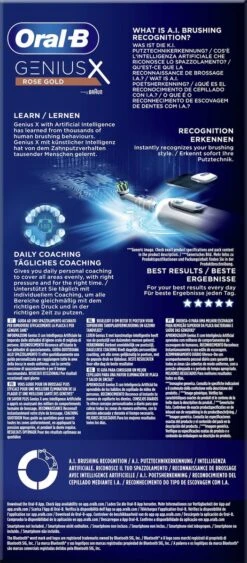 Oral B Oral-B Genius X Elektrische Tandenborstel Rosegold -Oral B Aanbiedingen Winkel 526x1200 1