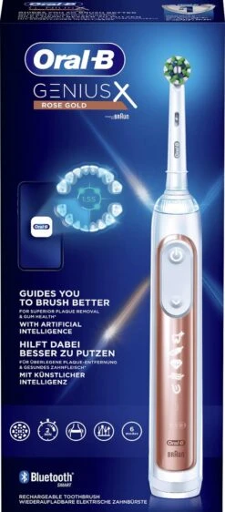 Oral B Oral-B Genius X Elektrische Tandenborstel Rosegold -Oral B Aanbiedingen Winkel 527x1200
