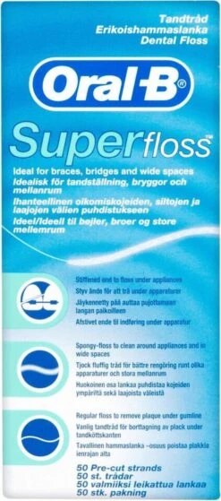 Oral B Oral-B Superfloss - 50 Stuks - Flosdraad 20 Oral B Oral-B Superfloss - 50 Stuks - Flosdraad -Oral B Aanbiedingen Winkel 530x1200 2