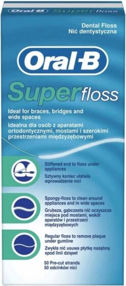 Oral B Oral-B Superfloss - 50 Stuks - Flosdraad 25 Oral B Oral-B Superfloss - 50 Stuks - Flosdraad -Oral B Aanbiedingen Winkel 530x1200 3