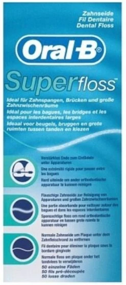 Oral B Oral-B Superfloss - 50 Stuks - Flosdraad 17 Oral B Oral-B Superfloss - 50 Stuks - Flosdraad -Oral B Aanbiedingen Winkel 531x1200 3
