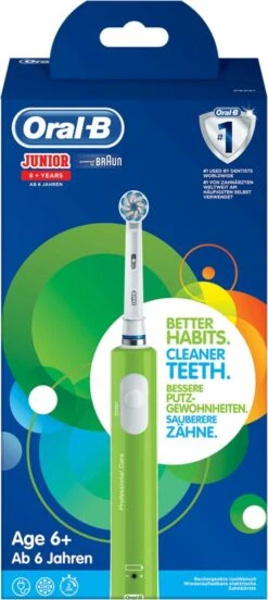 Oral B Oral-B Junior - Elektrische Tandenborstel - Groen 24 Oral B Oral-B Junior - Elektrische Tandenborstel - Groen -Oral B Aanbiedingen Winkel 537x1200 2