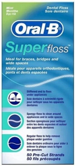 Oral B Oral-B Superfloss - 50 Stuks - Flosdraad 18 Oral B Oral-B Superfloss - 50 Stuks - Flosdraad -Oral B Aanbiedingen Winkel 544x1200 1