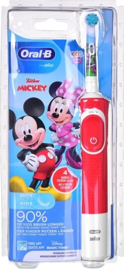 Oral B Oral-B Kids Mickey - Elektrische Tandenborstel - Powered By Braun - 1 Handvat En 1 Opzetborstel -Oral B Aanbiedingen Winkel 553x1200