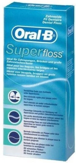 Oral B Oral-B Superfloss - 50 Stuks - Flosdraad 21 Oral B Oral-B Superfloss - 50 Stuks - Flosdraad -Oral B Aanbiedingen Winkel 560x1200