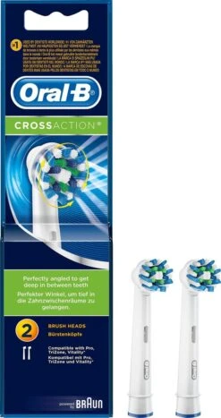 Oral B Oral-B Cross Action EB50 - 2 Stuks - Opzetborstels -Oral B Aanbiedingen Winkel 635x1200 2