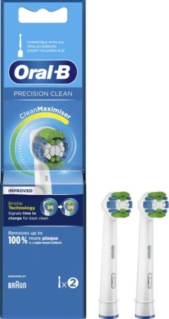 Oral B Oral-B Precision Clean - Met CleanMaximiser-technologie - Opzetborstels - 2 Stuks -Oral B Aanbiedingen Winkel 637x1200 3
