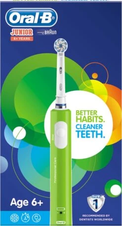 Oral B Oral-B Junior - Elektrische Tandenborstel - Groen 30 Oral B Oral-B Junior - Elektrische Tandenborstel - Groen -Oral B Aanbiedingen Winkel 647x1200