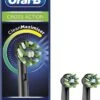 Oral B Oral-B CrossAction - Met CleanMaximiser-technologie - Opzetborstels - Zwart - 2 Stuks