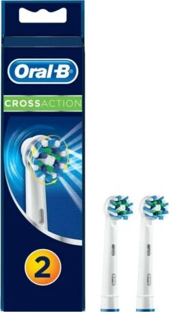 Oral B Oral-B Cross Action EB50 - 2 Stuks - Opzetborstels -Oral B Aanbiedingen Winkel 650x1200