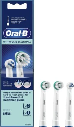 Oral B Oral-B Ortho Care - Opzetborstels - 3 Stuks -Oral B Aanbiedingen Winkel 706x1200