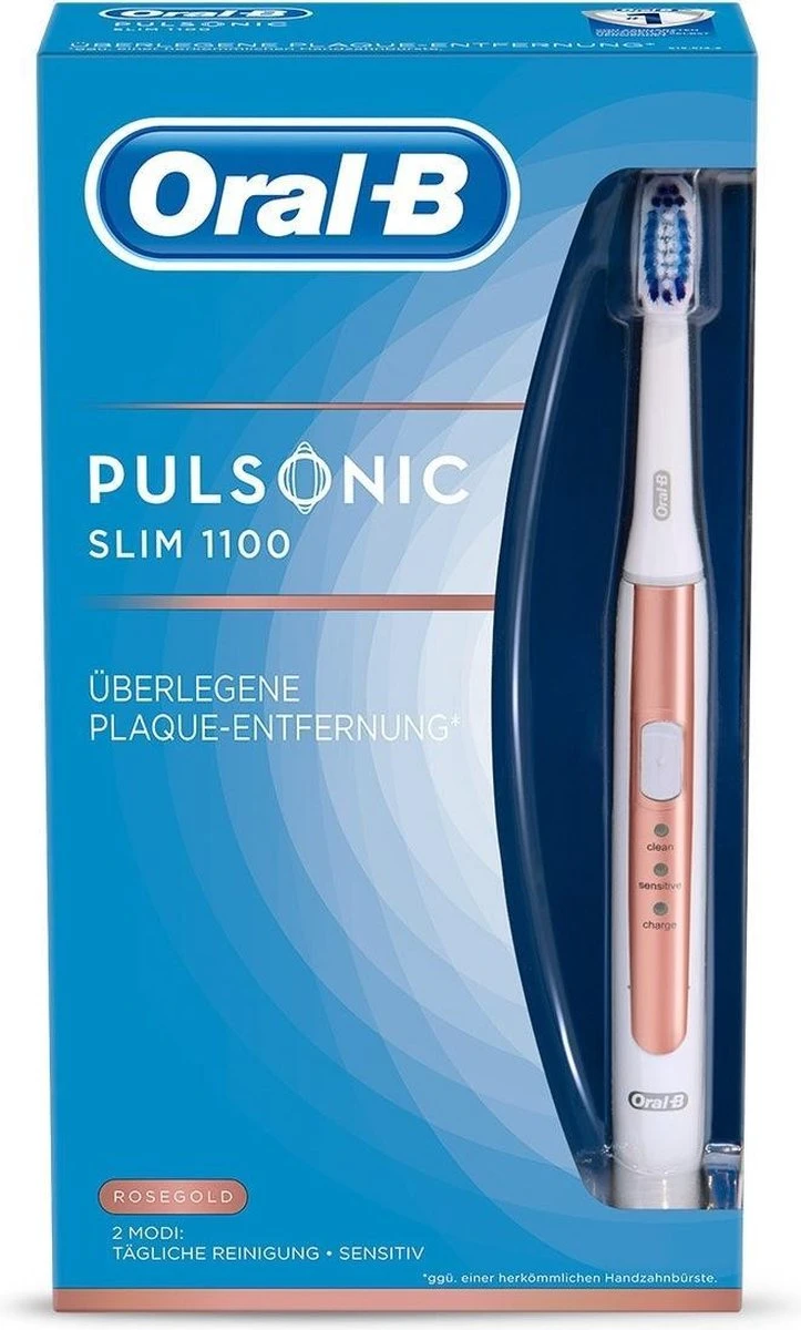 Oral B Pulsonic Slim 1100 Elektrische Tandenborstel Wit/Rosé 8 Oral B Pulsonic Slim 1100 Elektrische Tandenborstel Wit/Rosé - Afbeelding 8