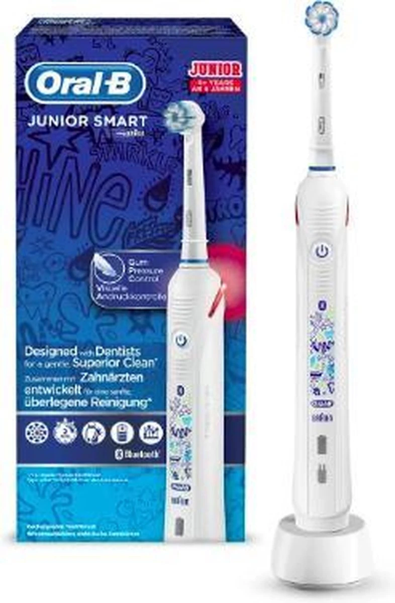 Oral B Oral-B Junior - Elektrische Tandenborstel - Wit 17 Oral B Oral-B Junior - Elektrische Tandenborstel - Wit - Afbeelding 17