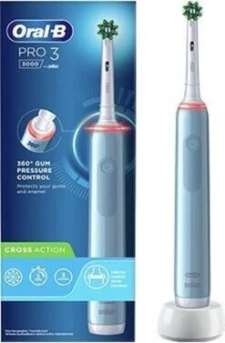 Oral B Oral-B Pro 3 - 3000 - Elektrische Tandenborstel - Ontworpen Door Braun - Blauw -Oral B Aanbiedingen Winkel 786x1200