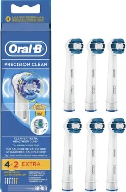 Oral B Oral-B Precision Clean - Opzetborstels - 6 Stuks - Wit 25 Oral B Oral-B Precision Clean - Opzetborstels - 6 Stuks - Wit -Oral B Aanbiedingen Winkel 788x1200