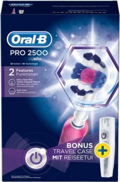Oral B Oral-B PRO 2500 3D - Elektrische Tandenborstel - Roze 39 Oral B Oral-B PRO 2500 3D - Elektrische Tandenborstel - Roze -Oral B Aanbiedingen Winkel 792x1200 1