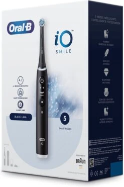Oral B IO 6N - SMILE Black Lava Elektrische Tandenborstel Ontworpen Door Braun -Oral B Aanbiedingen Winkel 796x1200