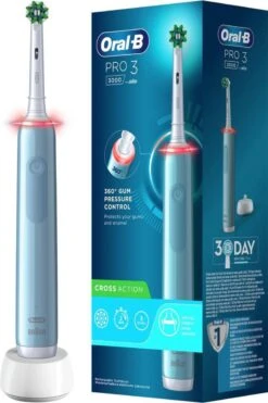 Oral B Oral-B Pro 3 - 3000 - Elektrische Tandenborstel - Ontworpen Door Braun - Blauw -Oral B Aanbiedingen Winkel 798x1200 1