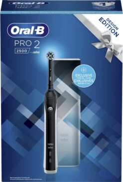 Oral B Oral-B PRO 2 2500 - Zwart - Elektrische Tandenborstel - Met Reisetui -Oral B Aanbiedingen Winkel 811x1200