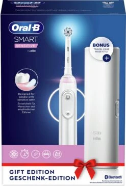 Oral B Oral-B Smart Sensitive - Elektrische Tandenborstel - Ontworpen Door Braun - 1 Handvat En 1 Opzetborstel -Oral B Aanbiedingen Winkel 812x1200