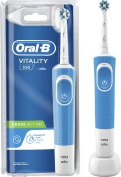Oral B Oral-B Vitality 100 CrossAction - Blauw - Elektrische Tandenborstel -Oral B Aanbiedingen Winkel 821x1200