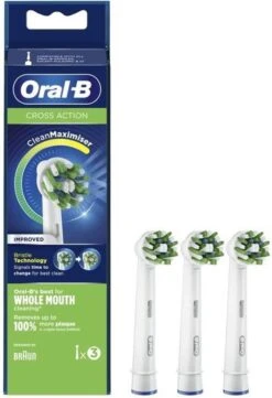 Oral B Oral-B CrossAction - Met CleanMaximiser-technologie - Opzetborstels - 3 Stuks -Oral B Aanbiedingen Winkel 821x1200 3