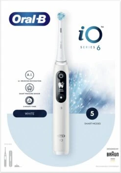 Oral B Oral-B IO 6 - Elektrische Tandenborstel - Wit 24 Oral B Oral-B IO 6 - Elektrische Tandenborstel - Wit -Oral B Aanbiedingen Winkel 840x1200 1