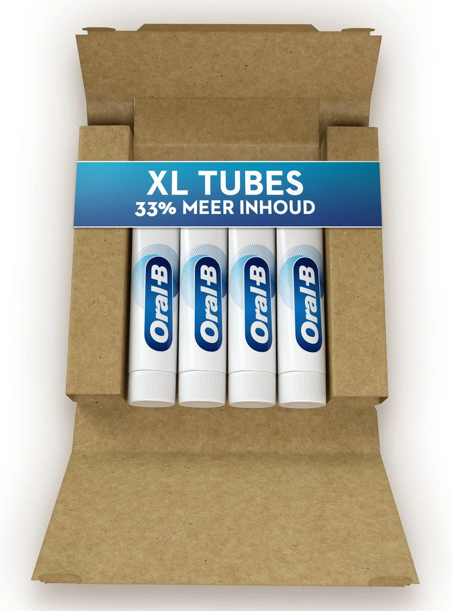 Oral B Oral-B Tandvlees & Glazuur Pro-Repair Origineel - Voordeelverpakking 4 X 100 Ml - Tandpasta Verpakt In Gerecycleerd Karton 1 Oral B Oral-B Tandvlees & Glazuur Pro-Repair Origineel - Voordeelverpakking 4 X 100 Ml - Tandpasta Verpakt In Gerecycleerd Karton