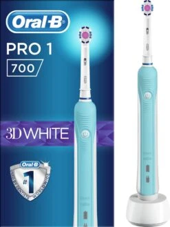 Oral B Oral-B Pro 1 700 - Oplaadbare Elektrische Tandenborstel - Powered By Braun - Blauw