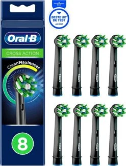 Oral B Oral-B CrossAction - Met CleanMaximiser-technologie - Opzetborstels - Zwart - 8 Stuks -Oral B Aanbiedingen Winkel 913x1200 1