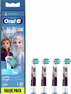 Oral B ORAL-B 80352086 - Disney Frozen 2 Vervangende Opzetborstels - Voor Oral-B Elektrische Tandenborstel Voor Kinderen - Set Van 4 -Oral B Aanbiedingen Winkel 916x1200