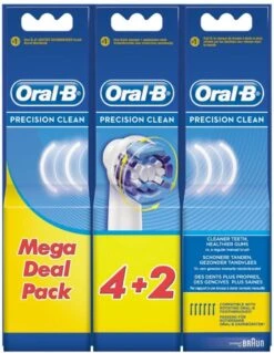 Oral B Oral-B Precision Clean - Opzetborstels - 6 Stuks - Wit 18 Oral B Oral-B Precision Clean - Opzetborstels - 6 Stuks - Wit -Oral B Aanbiedingen Winkel 930x1200