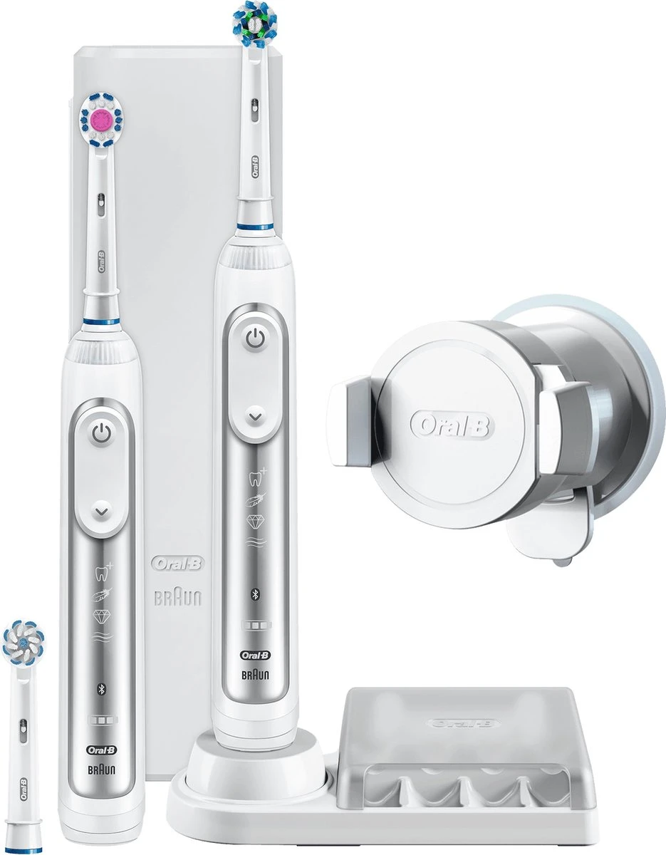 Oral B Oral-B Genius 8900 - Elektrische Tandenborstel Duoverpakking - Wit 6 Oral B Oral-B Genius 8900 - Elektrische Tandenborstel Duoverpakking - Wit - Afbeelding 6