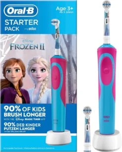 Oral B Oral-B Vitality Frozen - Elektrische Tandenborstel Voor Kinderen - 1 Handvat En 2 Opzetborstels