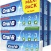 Oral B Oral-B 1.2.3 Mint Frisse - Tandpasta - 6 X75 Ml