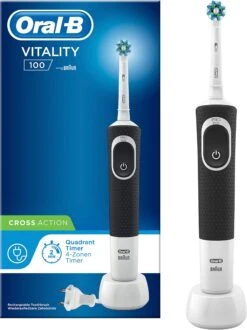Oral B Ultrasone Tandenborstel Pulsonic Slim Luxe 4500 3 Poetsmodi -Oral B Aanbiedingen Winkel oral b elektrische tandenborstel vitality 100 crossaction zwart zwart