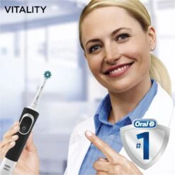 Oral B Elektrische Tandenborstel Vitality 100 CrossAction Zwart -Oral B Aanbiedingen Winkel oral b elektrische tandenborstel vitality 100 crossaction zwart zwart 8
