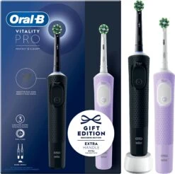 Oral B Elektrische Tandenborstel Teen Black Met Visuele Poetsdruksensor -Oral B Aanbiedingen Winkel oral b elektrische tandenborstel vitality pro 3 poetsmodi set van 2 zwart 9