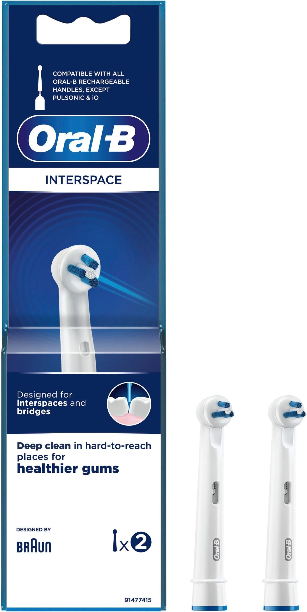 Oral B Opzetborsteltjes Pulsonic Clean 8 Oral B Opzetborsteltjes Pulsonic Clean - Afbeelding 8