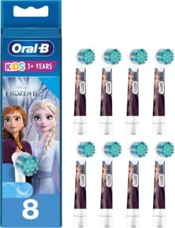 Oral B Opzetborsteltjes Kids Frozen Voor Kinderen Vanaf 3 Jaar, Je Ontvangt Een Mix Van Verschillende Frozen-motieven