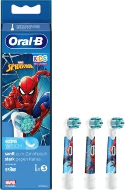 Oral B Opzetborsteltjes Spiderman Voor Kinderen Vanaf 3 Jaar