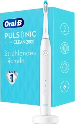 Oral B Opzetborsteltjes Pulsonic Sensitive -Oral B Aanbiedingen Winkel oral b ultrasone tandenborstel pulsonic slim clean 2000 wit